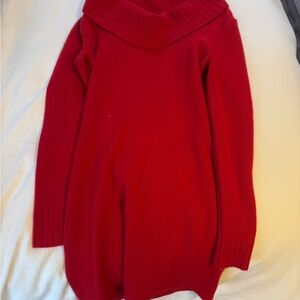 Michael Kors Red Cowl Neck Sweater